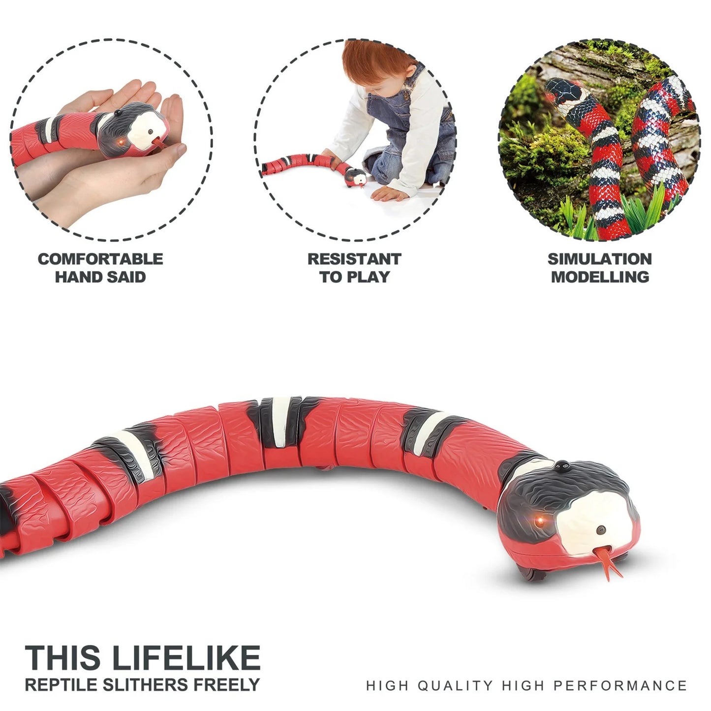 Smart Sensing Snake Toy