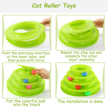 Cat Track Interactive Ball Toy