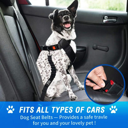 2 Pack Dog Safety Seat Belts